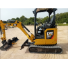 Miniescavatore Caterpillar 301.7 - 18 Quintali -  2200 Ore - Inclusi attacco rapido e 2 benne